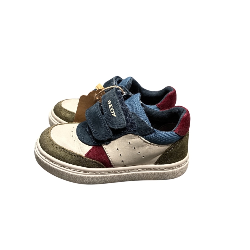 Geox Navy Blue Red Sneakers Size 22